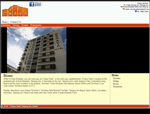 Tablet Screenshot of chayahotel.com
